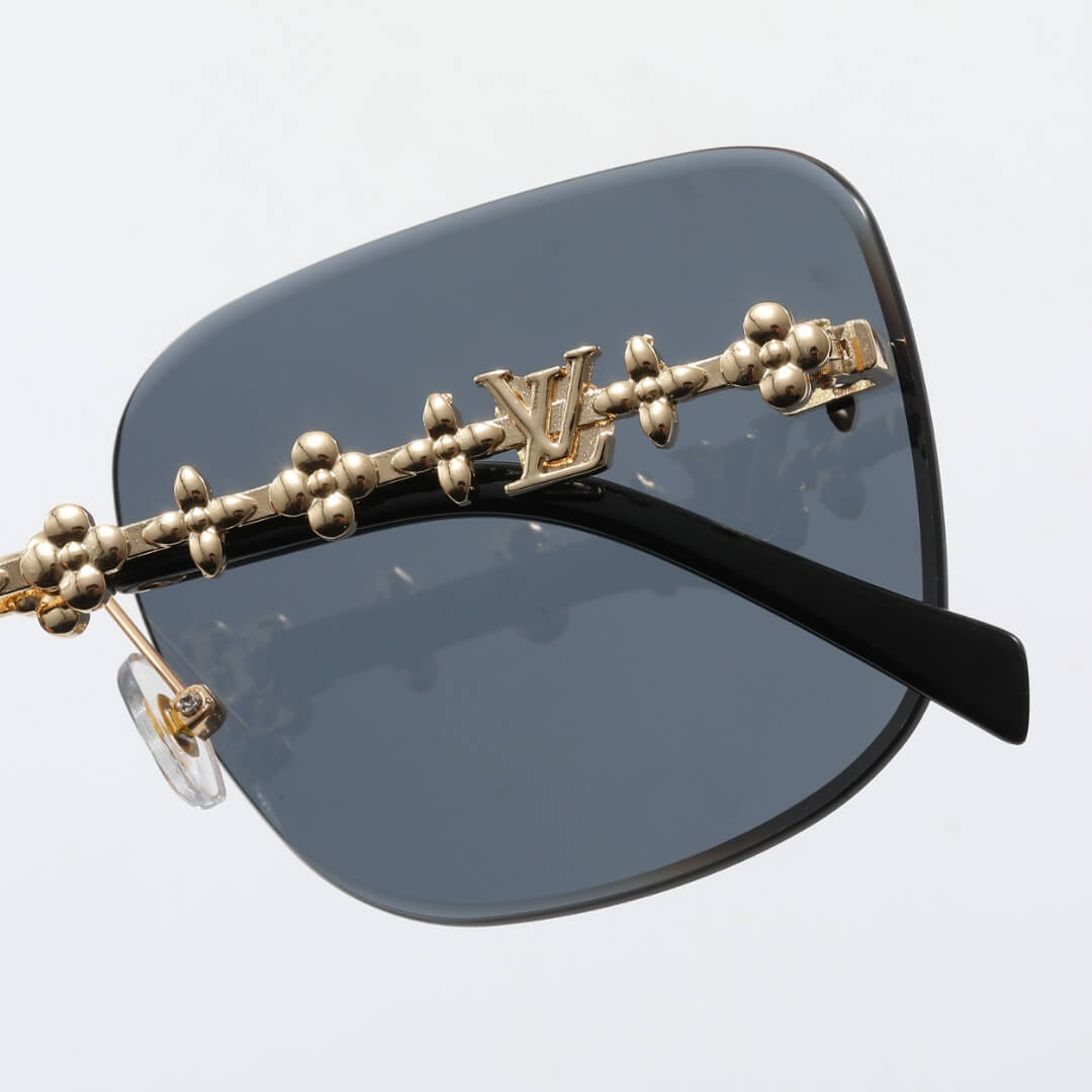 New Rimless Distinctive Temple Sunglasses