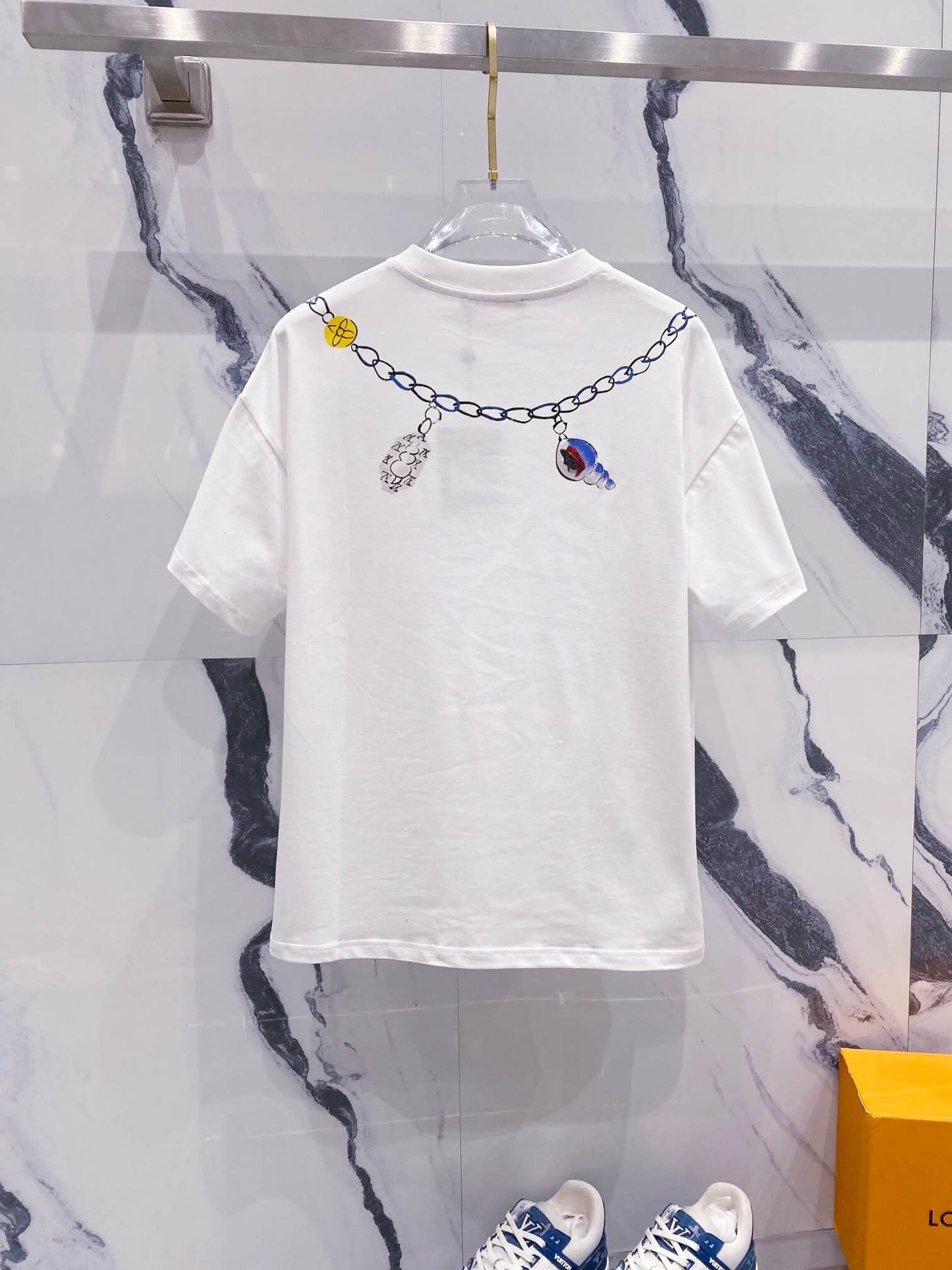 Necklace Print T Shirt