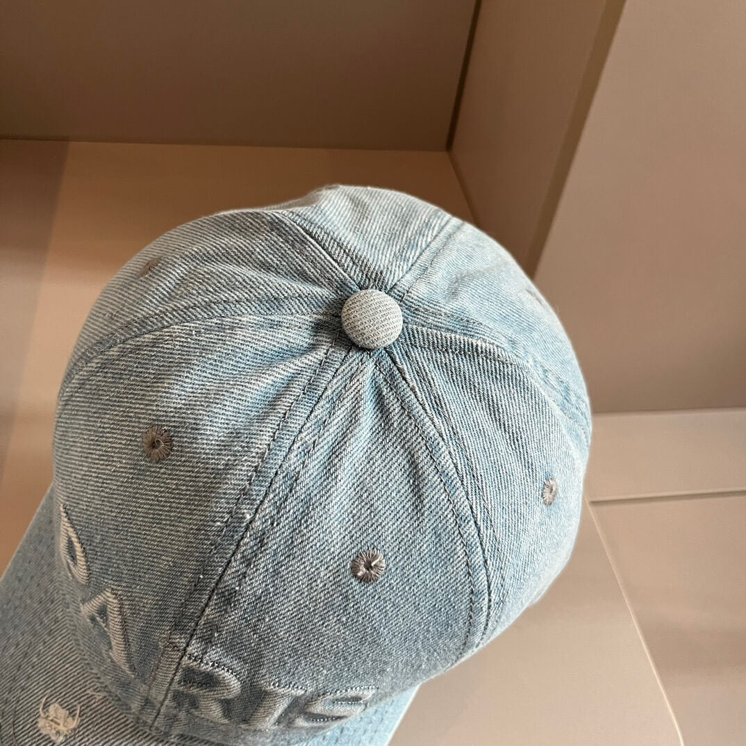 Vintage Denim Baseball Cap