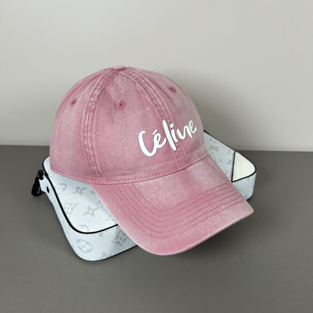 Casual Style Distressed Craft Art Font Printed Cap