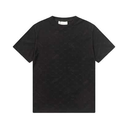 All black Full Print T Shirt