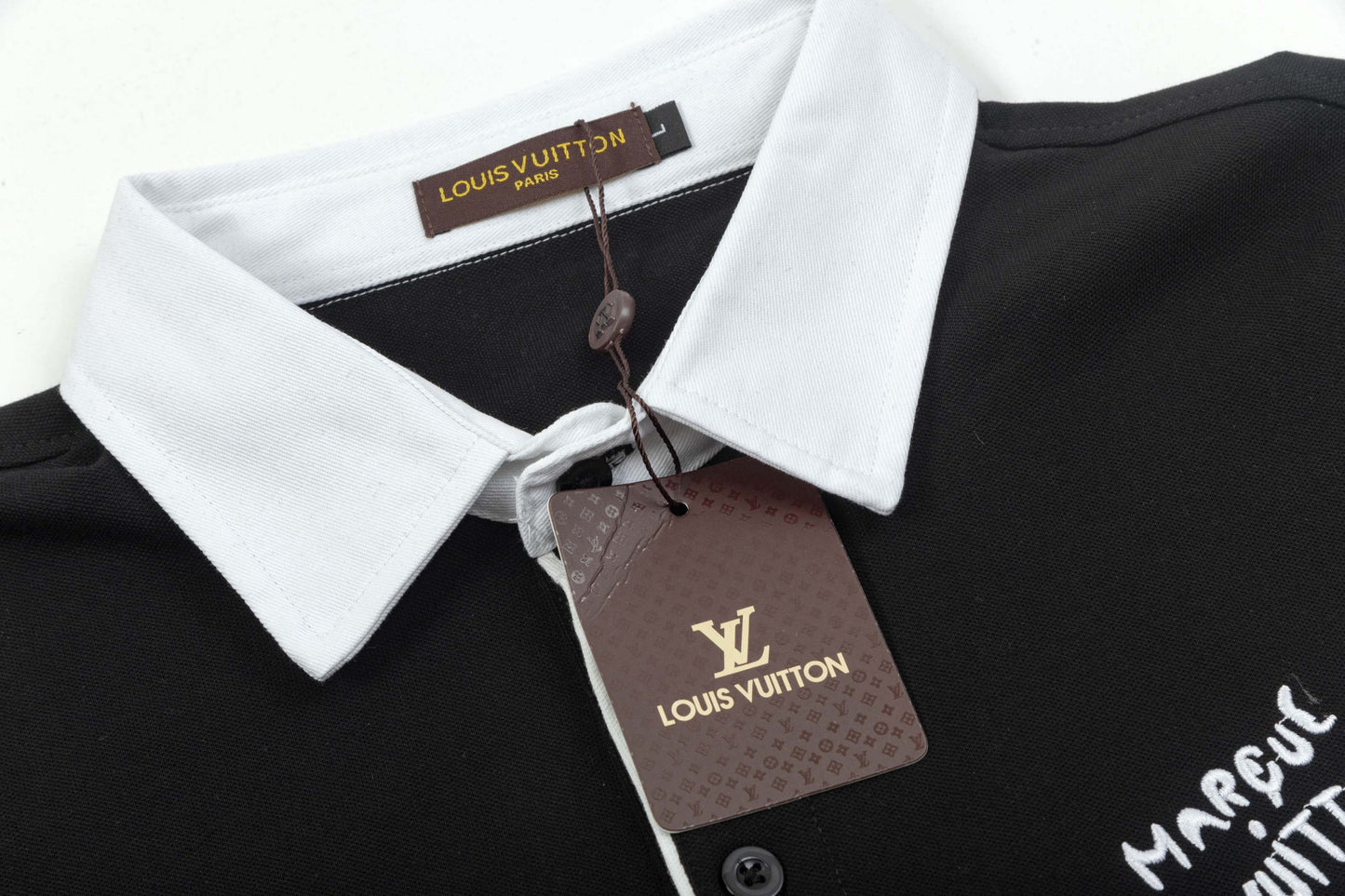 Popular Letter Embroidery Polo Shirt