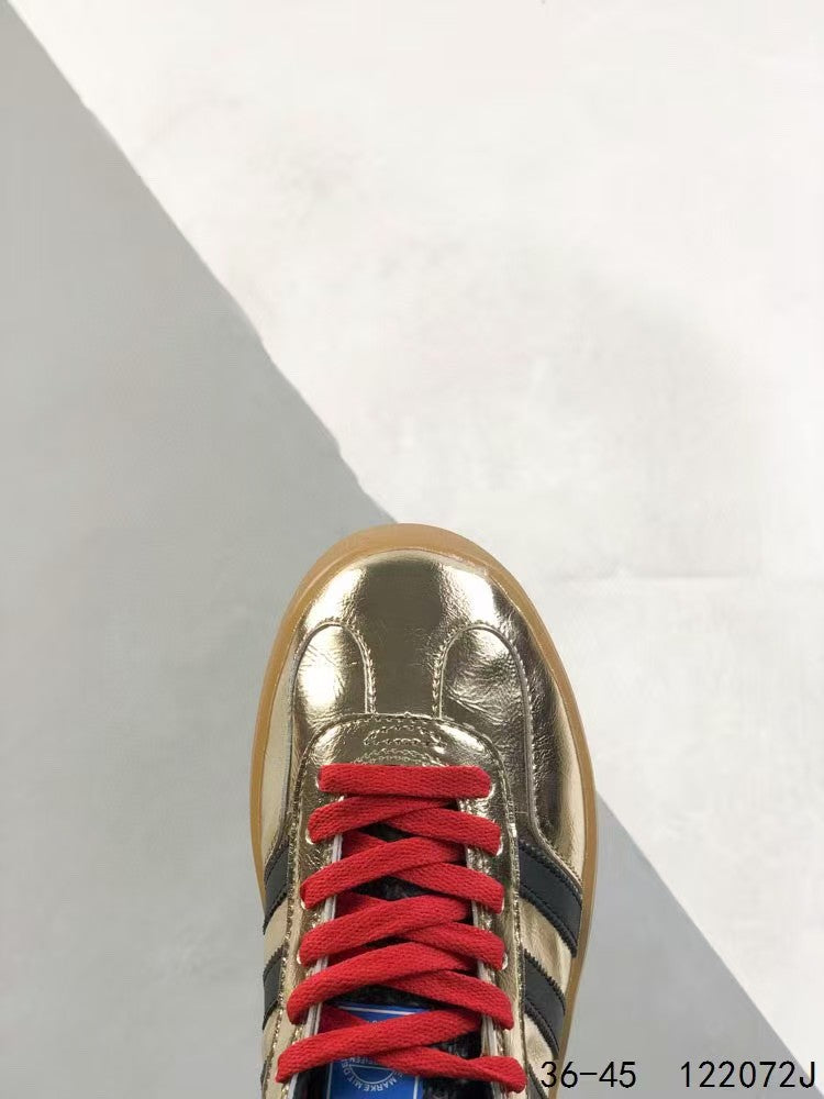 Classic gold sneakers