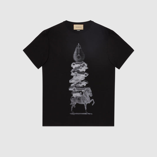 Horse Print T Shirt