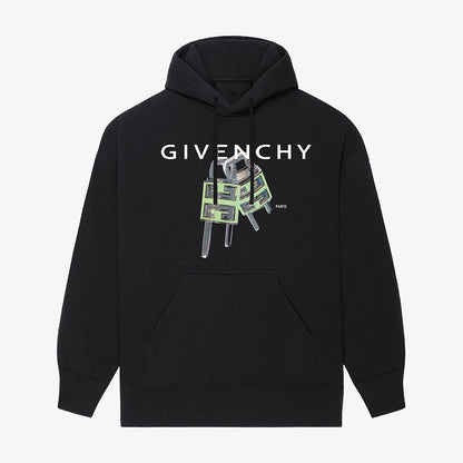 Lock Print Hoodie