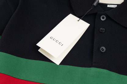 Red Green Stripes Polo T Shirt