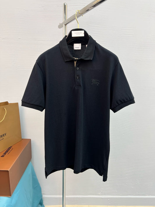 Black Warhorse Embroidery Polo Shirt