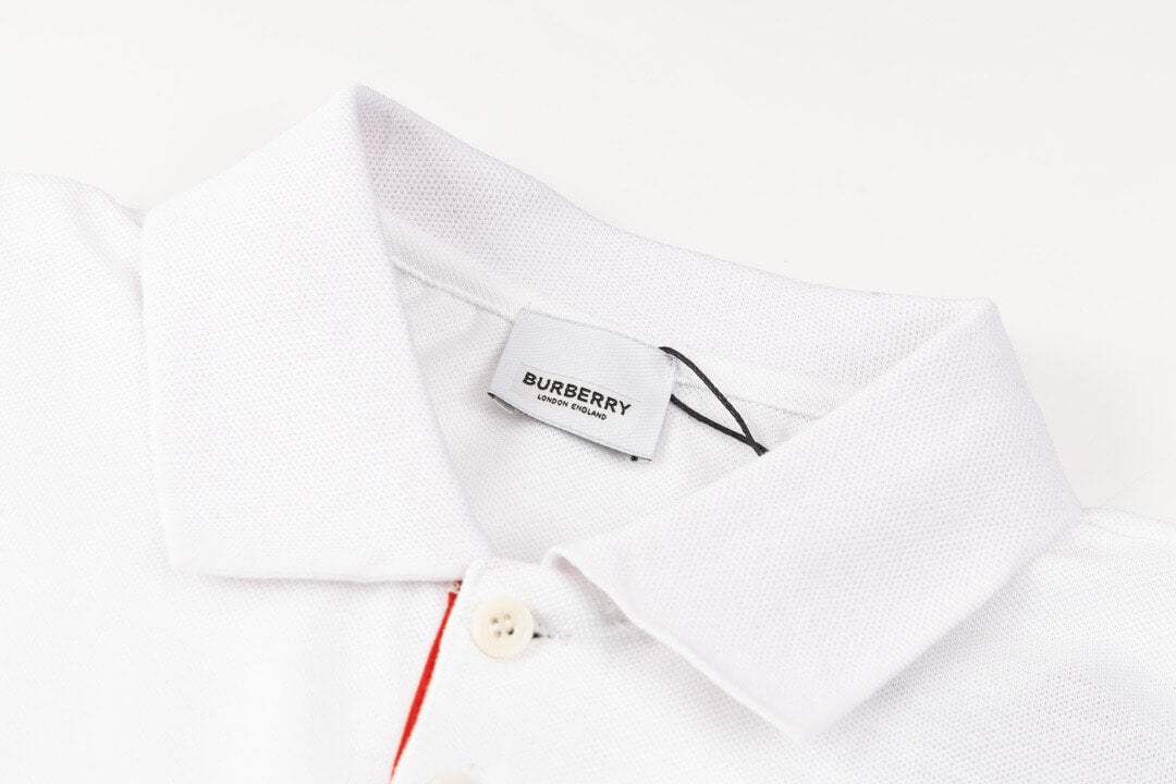 Letter Embroidery Polo T Shirt