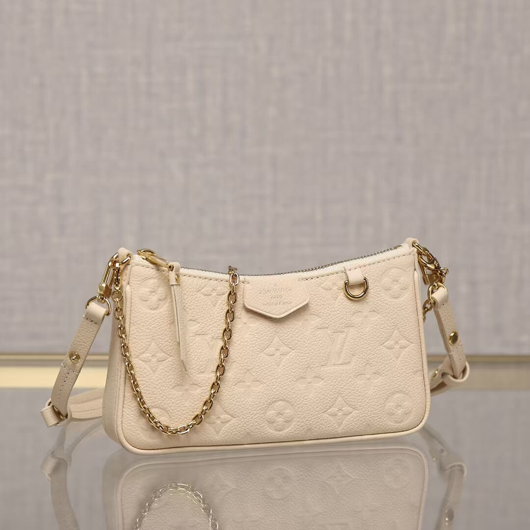 Classic Embossed Chain Shoulder Strap Underarm Bag