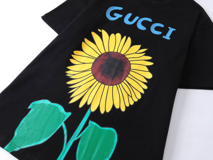 Sunflower Print T Shirt