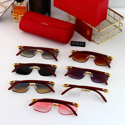 Frameless Designer Lens Sunglasses