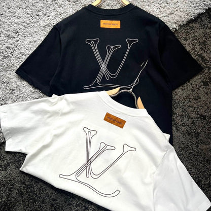 Embroidered Front & Back T-shirt