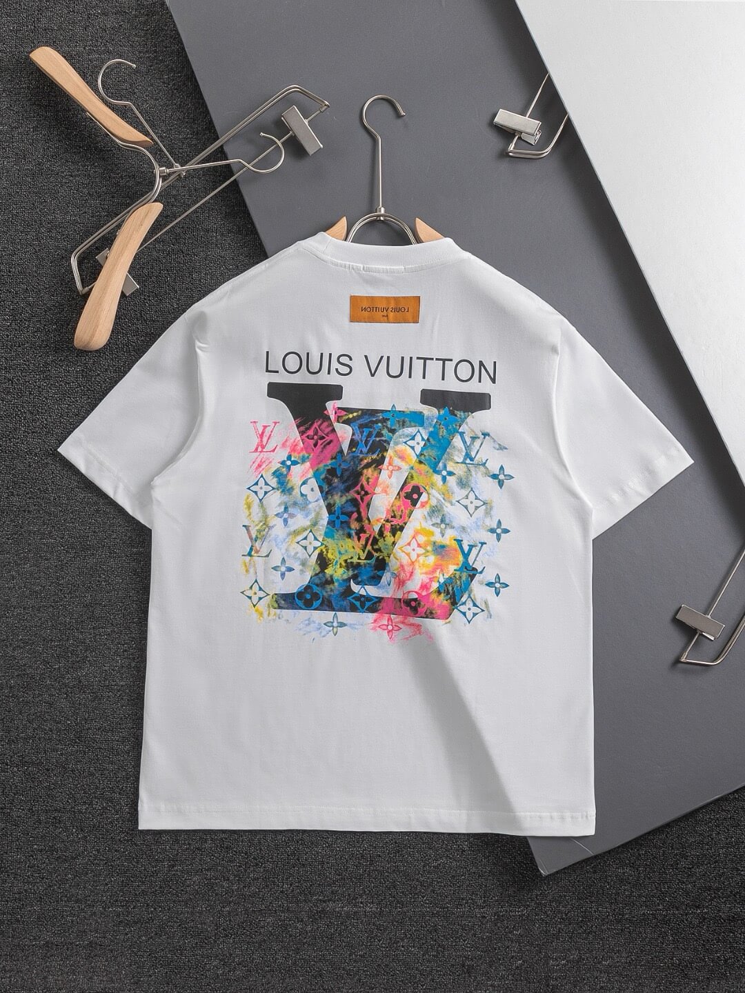 Colorful Pattern Embroidery T Shirt