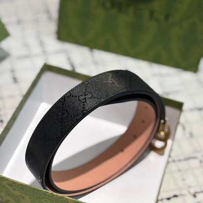 Stylish Glossy All-Over Printed Leather Belt