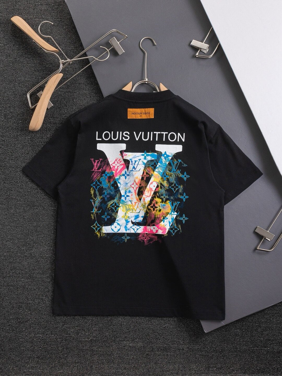 Colorful Pattern Embroidery T Shirt