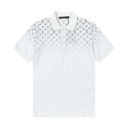 Gradient Full Print Polo Shirt