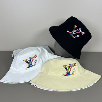 Classic Reversible Print & Embroidery Bucket Hat