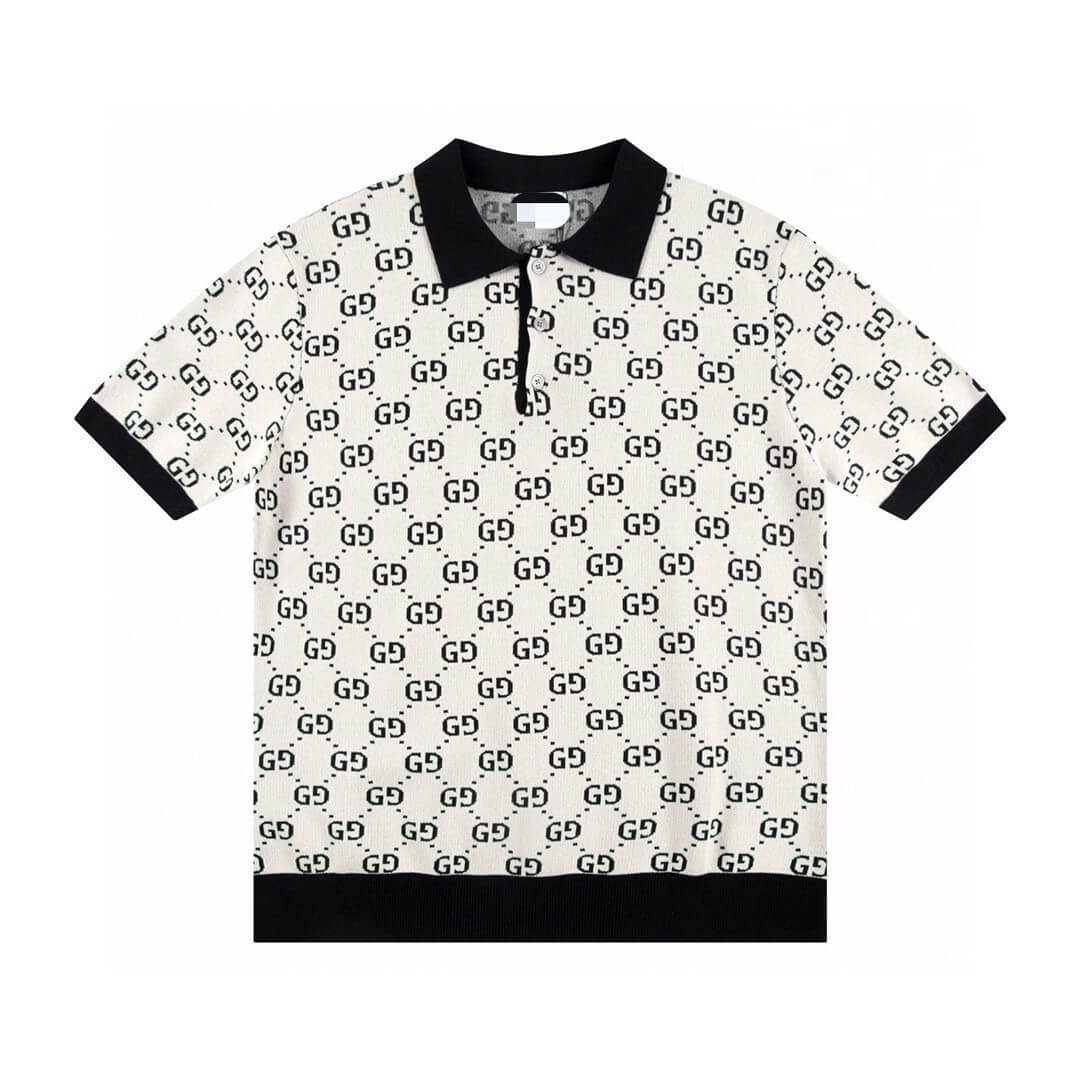 Full Print Double G Polo T Shirt