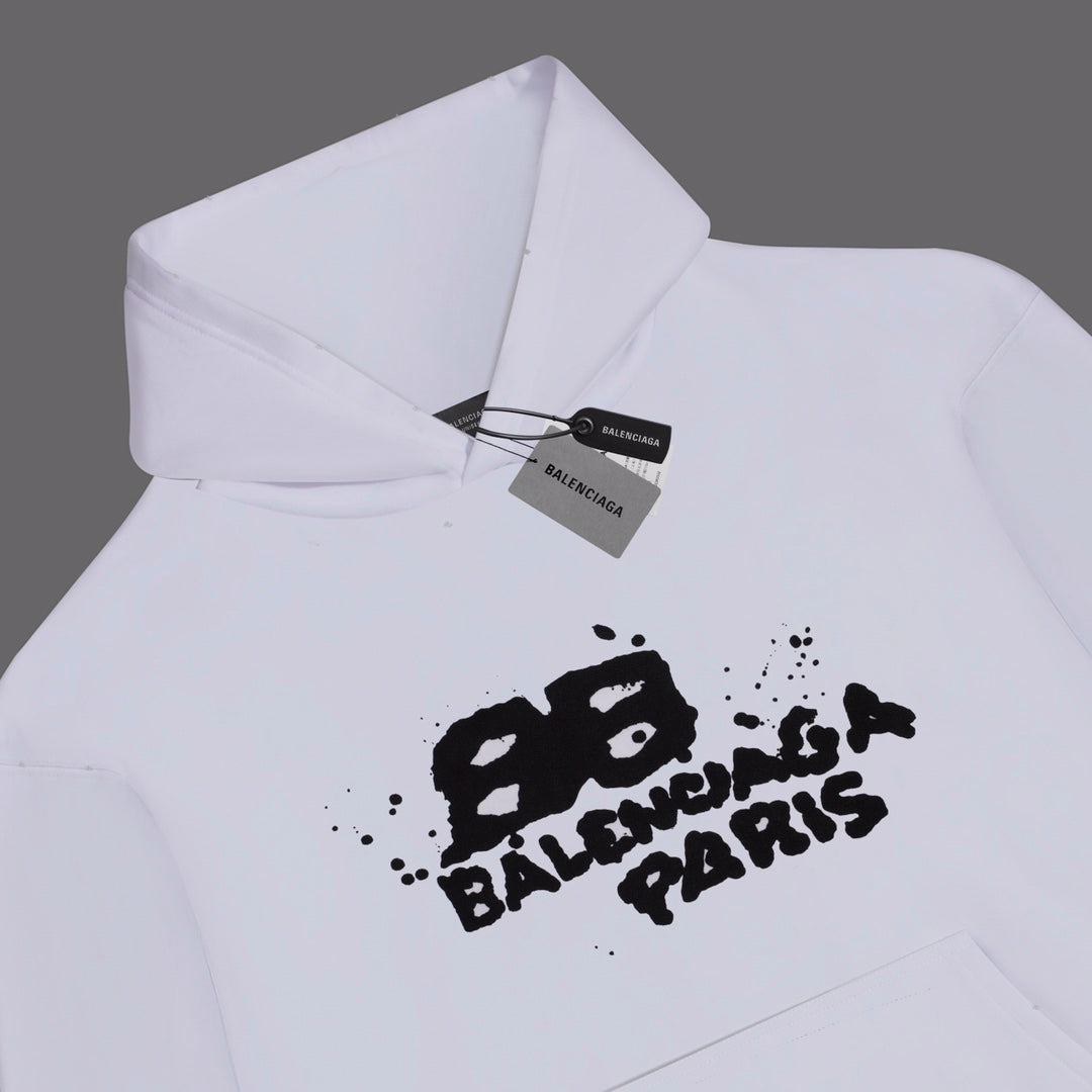 Inkjet Printing Print Hoodie