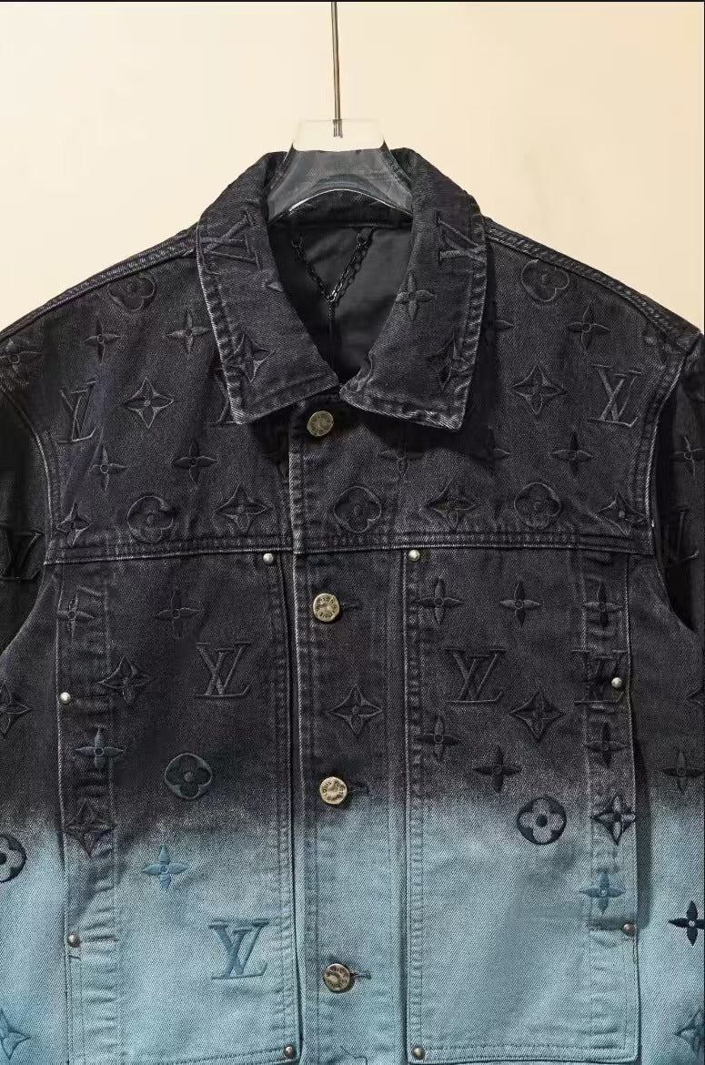 2024 New Gradient Denim Jacket