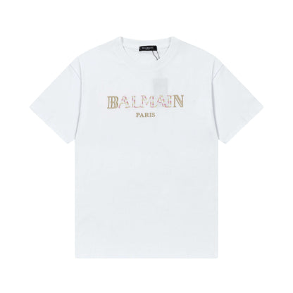 Letter Embroidery T Shirt