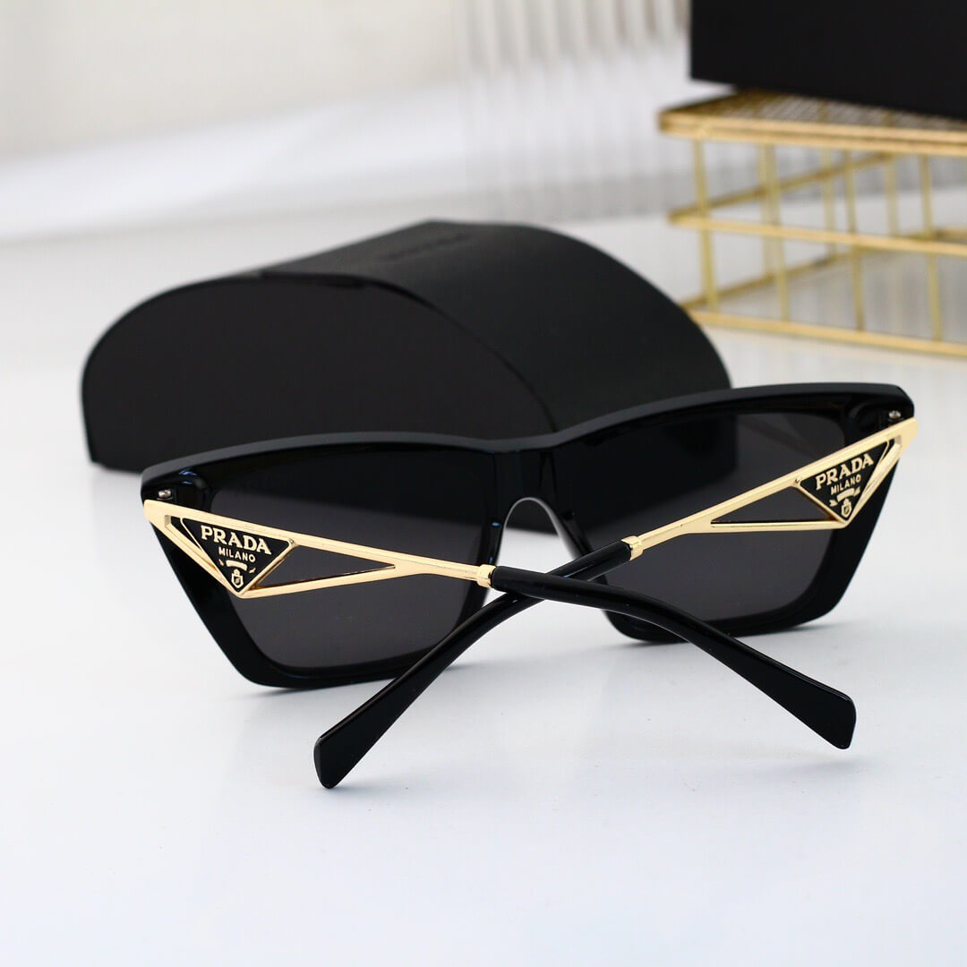 Elegant Metal Hollow Temple Sunglasses