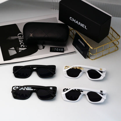 Trendy Hollow-Out Square-Round Sunglasses