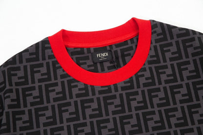 All-over Printed Letter 'F' T-shirt