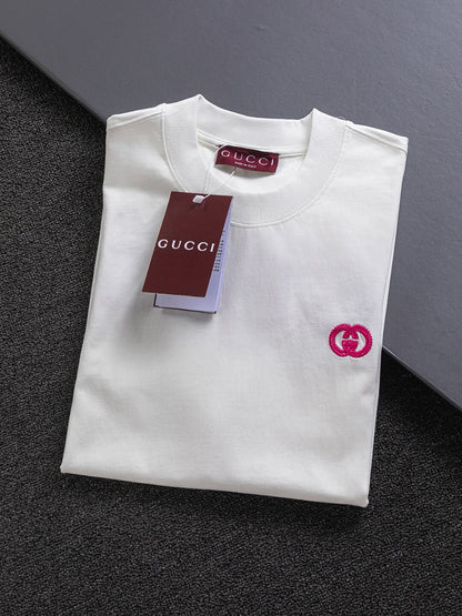 Back Letter Embroidery T Shirt