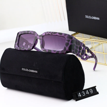 Retro Hollow Rectangular Sunglasses