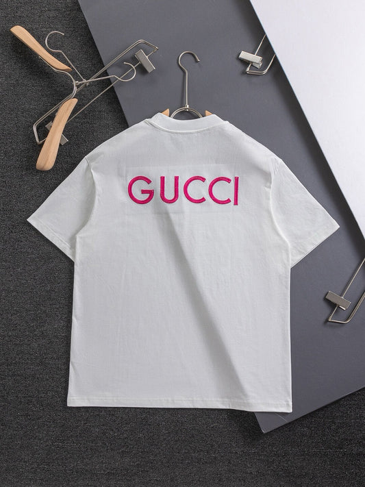 Back Letter Embroidery T Shirt