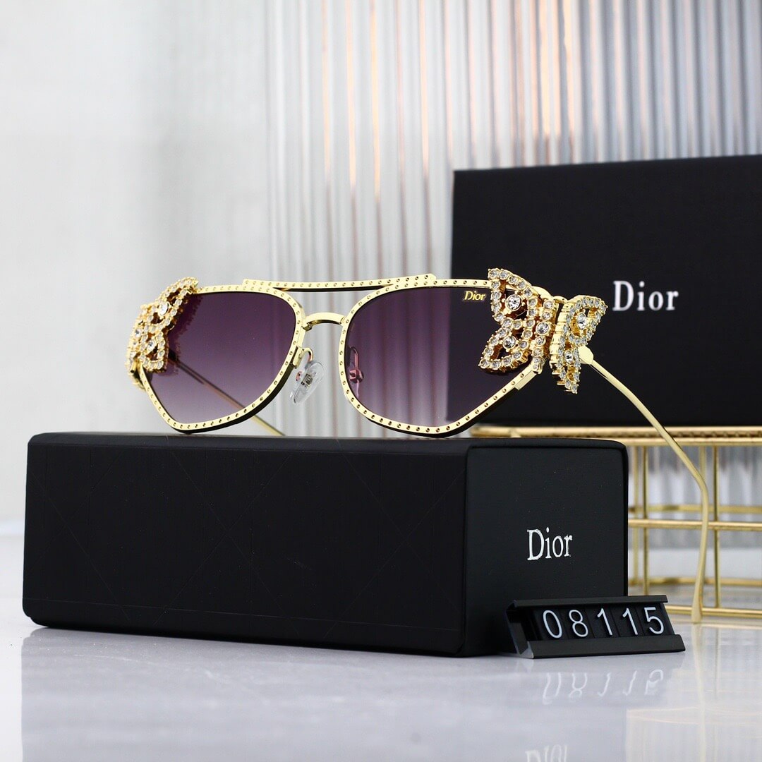 Catwalk Metal Butterfly Irregular Sunglasses