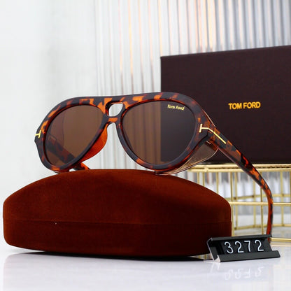 Personalized Hollow Oversized Frame Sunglasses