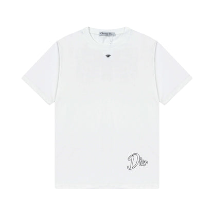 Letter Embroidery T Shirt