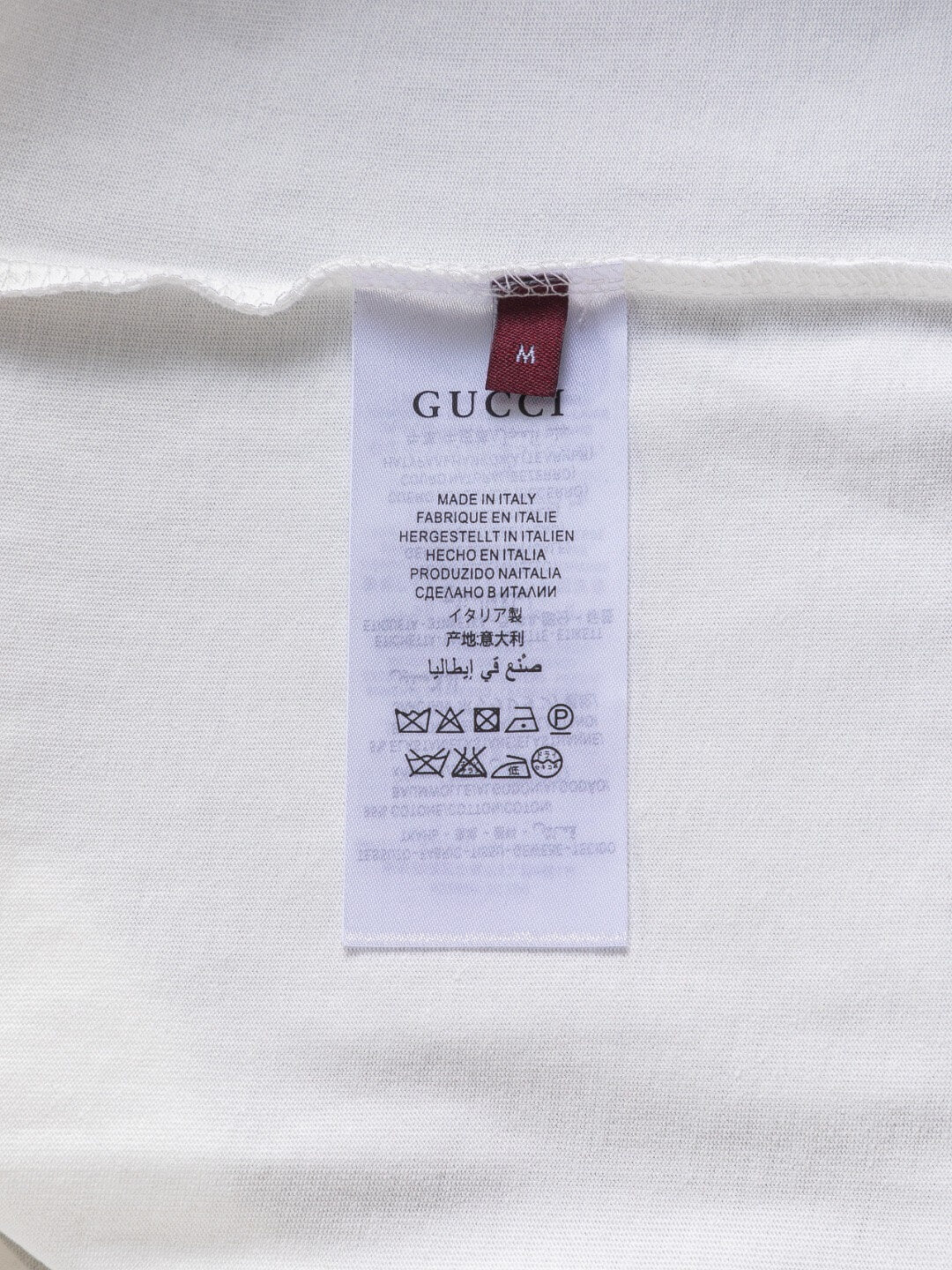 Back Letter Embroidery T Shirt