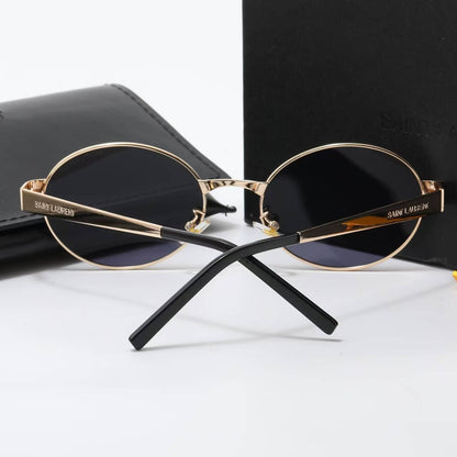 Classic Elegant Round Frame Sunglasses