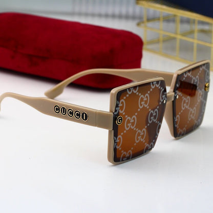 Retro Modern Full Frame Design Square Sunglasses