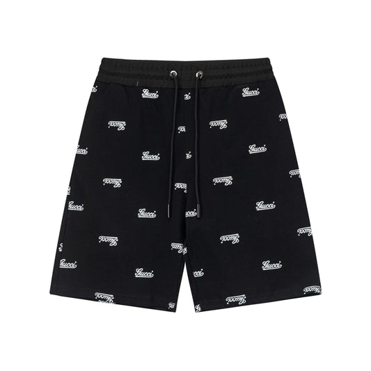 Full Letter Print Shorts