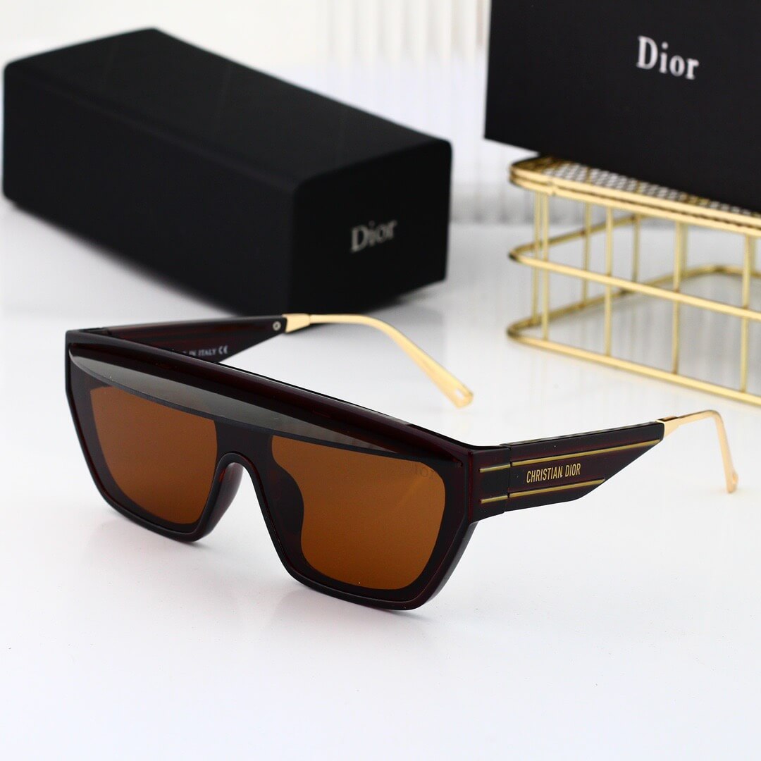 Designer One-Piece Frame Sunglasses