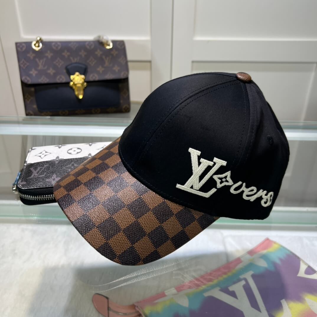 Checkerboard Brim Baseball Cap