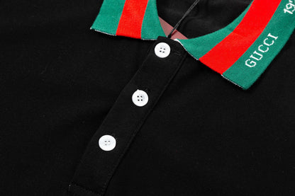 Red And Green Stripes Polo Shirt