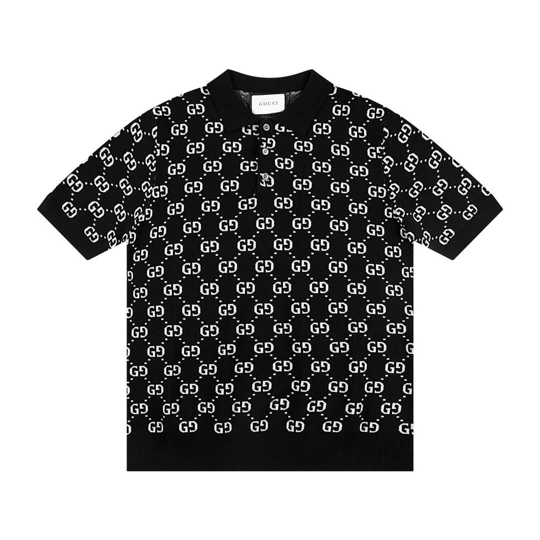 Full Print Double G Polo T Shirt