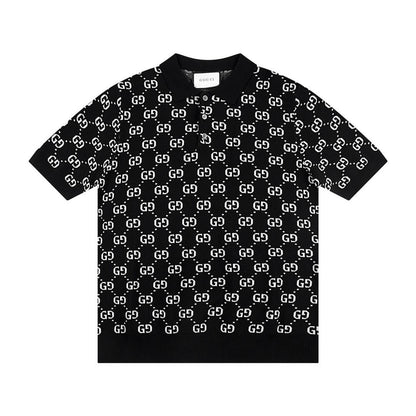 Full Print Double G Polo T Shirt