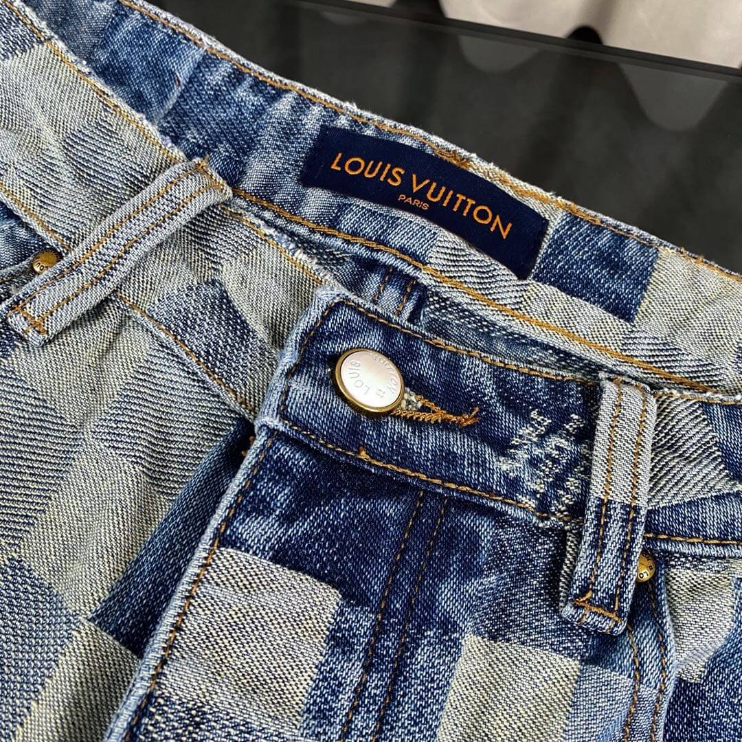 Hot-Selling Plaid Jeans