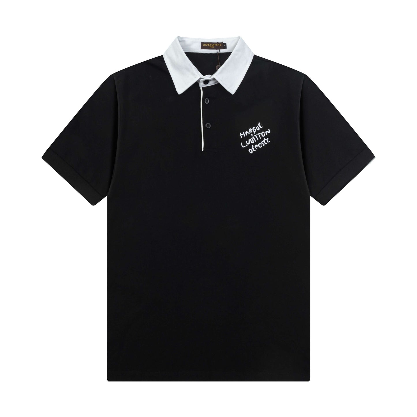 Popular Letter Embroidery Polo Shirt