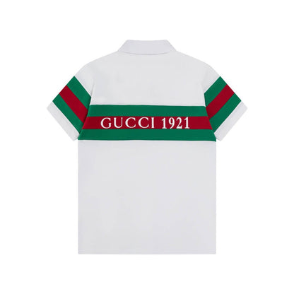 Red Green Stripes Polo T Shirt