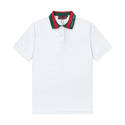 Red And Green Stripes Polo Shirt