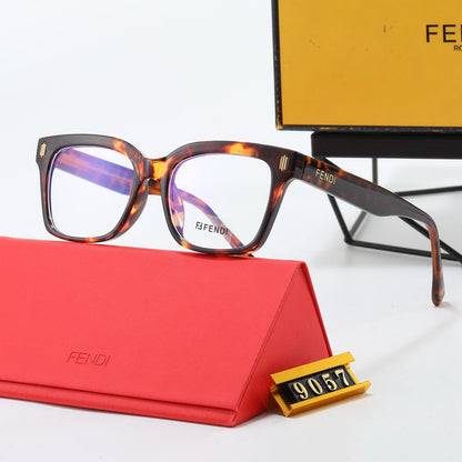 Fashion Square Frame Plain Glasses