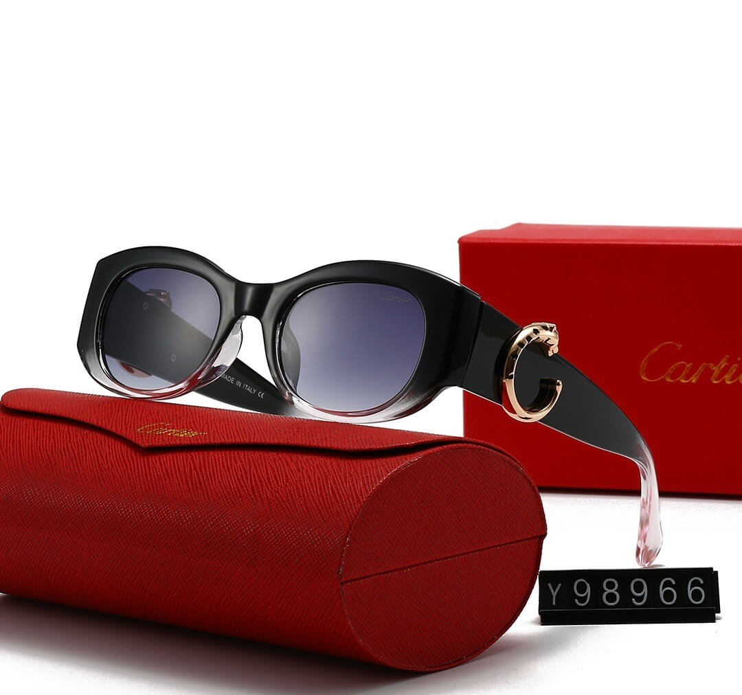 Minimalist Round Frame Letter C Sunglasses