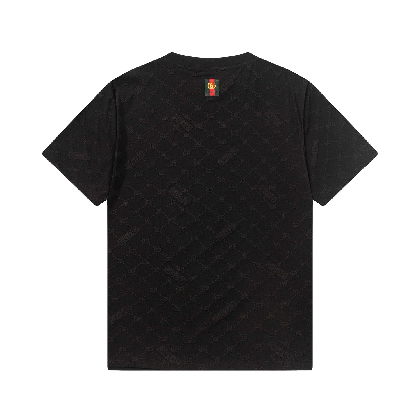 All black Full Print T Shirt